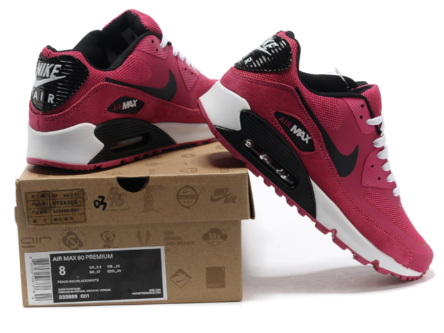 Nike Air Max Shoes Womens Red/Black/White Online